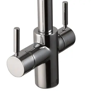 InSinkErator 3N1 Chrome effect Filtered steaming, hot & cold water tap