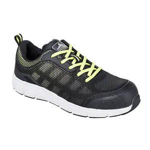 Portwest Steelite Tove Safety Trainer Black/Green