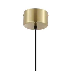 GoodHome Saiphi Gold effect Pendant ceiling light, (Dia)185mm