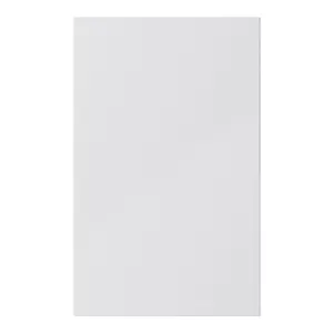 GoodHome Stevia Gloss grey Slab Highline Cabinet door (W)450mm (H)715mm (T)18mm