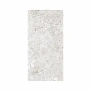 Kale Bradwell Light grey Matt Marble effect Porcelain Wall & floor Tile Sample