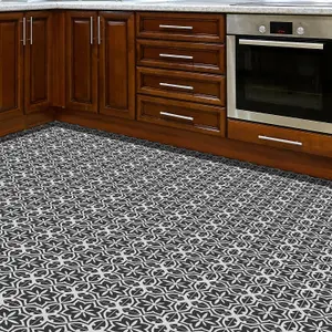 Medieval Art Seamless Floral Pattern Tiles Self-adhesive kitchen, bathroom, home