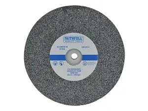 Faithfull 200mm Medium Alox Grinding Wheel for Bench Grinders