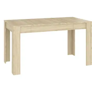 Gille Dining Table 140 x 74.5 x 76 cm Engineered Wood Brown Oak / Sonoma Oak