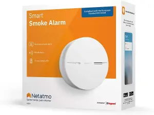 Netatmo Smart Smoke Alarm with 85-decibel sound