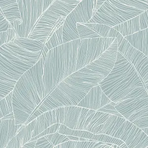 Superfresco Easy Kaya Tropical Leaf Duck Egg Wallpaper