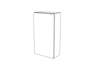 GoodHome Imandra Gloss White Single Freestanding Bathroom Cloakroom unit (H) 790mm (W) 440mm