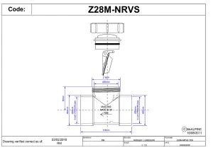 McAlpine Z28M-NRVS Solvent Weld In-Line Non-Return Valve