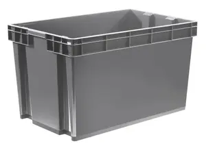 Form Xago Heavy duty Grey 94L XXL Plastic Stackable Storage box