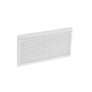 Securit Plastic Louvre Vent White (6in x 3in)