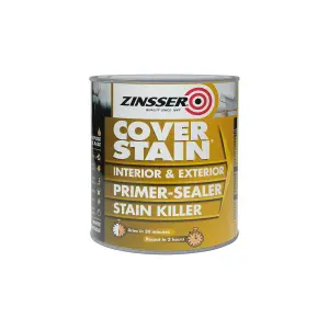 Zinsser Coverstain White Multi-surface Wood Primer & sealer, 1L