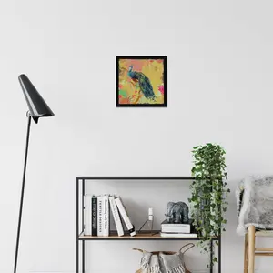 Animal Utopia IV by Evelia Designs - Painting Black Framed Paper Print / 51cm H x 51cm W