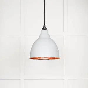 Smooth Copper Brindley Pendant in Flock