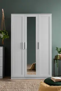 Next Grey Flynn Triple Wardrobe - Grey