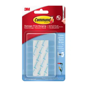 Command 17020CLR Clear Mini Refill Strips