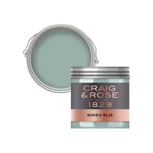 Craig & Rose 1829 Morris Blue Chalky Emulsion paint, 50ml