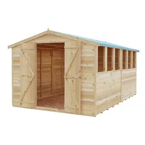 Garden Value 8 Ft. W x 12 Ft. D Overlap Apex Shed No