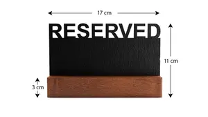 ALLboards Table top chalkboards RESERVED, Shape reserved- set of 4