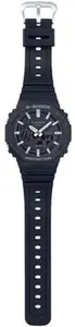 G-Shock GA-2100-1AER G-Steel Black Resin Strap Watch