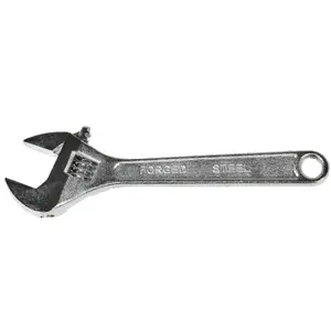 200mm Standard Adjustable Spanner Monkey Pipe Wrench Plumbers 0 to 25mm