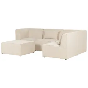 Sofa with Ottoman LEMVIG Light Beige Left Hand