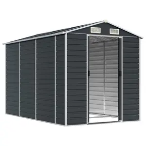 Brumit Garden Shed 191x300x198 cm Galvanised Steel Anthracite