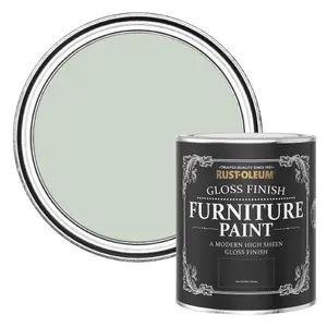 Rust-Oleum Laurel Green Gloss Furniture Paint 750ml