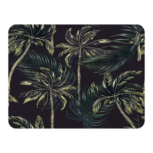 Green Palm on Black (Blanket) / Default Title