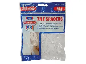 Faithfull - Tile Spacer Long Leg 3mm (Bag 250)