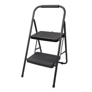 Silverline Step Ladder 475mm 226092 Folding Working Platforms 2-Tread