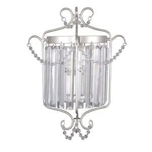 Luminosa Classic Wall Lamp Champagne Silver 1 Light , E14