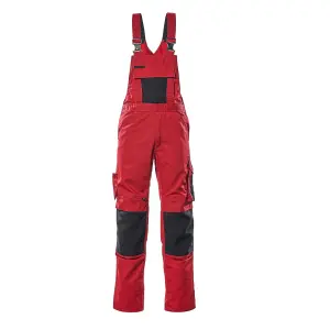 Mascot Unique Augsburg Bib & Brace - Red/Black   (36.5) (Leg Length - Long)