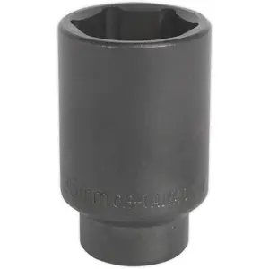 35mm Forged Deep Impact Socket for 1/2 Inch Drive - Durable Chrome-Vanadium Tool