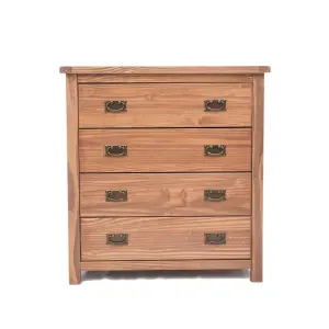 Padua 4 Drawer Chest of Drawers Bras Drop Handle