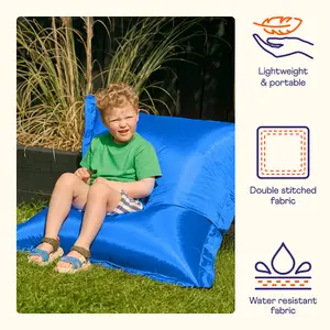 Veeva Kids Bazaar Bag Blue Indoor Outdoor Kids Bean Bag