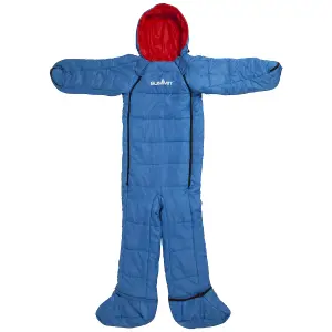 Wearable Sleeping Bag Blue Adults Large/XL