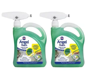 Nilco Angel Foam - Patio & Path Cleaner 4L Ready To Use Dirt Algae Remover 2x 2L