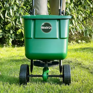 Miracle-Gro Rotary Lawn Seed Spreader Push Along Easy Spreader 3M Application