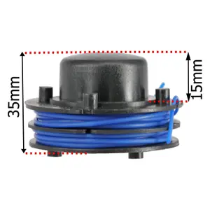 SPARES2GO Line & Spool compatible with MacAllister GT2535S MGTP300P Strimmer Trimmer