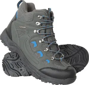 Mountain Warehouse Adventurer Mens Waterproof Hiking Boots - Grey | Size 13