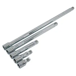 Extension Bars - 5pc Set 1/2in Wobble End Crv (Neilsen CT1237)