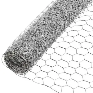 Kingfisher Galvanised Chicken Wire Mesh Netting Cage Aviary Fence 6m x 0.9m 25mm