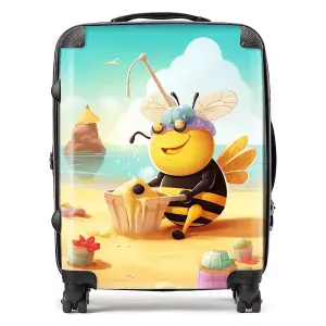 Bumblebee On A Beach Holiday Suitcase - Large