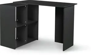 Argos Home Malibu Corner Office Desk - Black