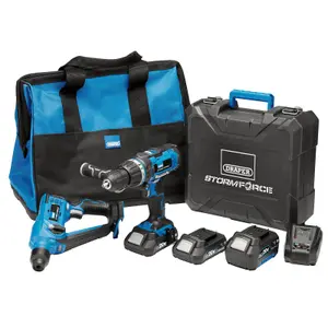 Draper Storm Force 20V Cordless Kit (7 Piece) 40429