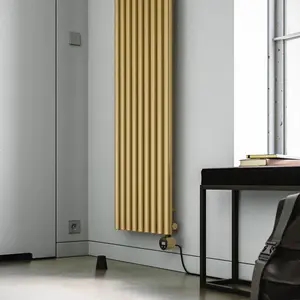 Terma 230V 0.8kW Brass Smart Vertical Oil-filled radiator