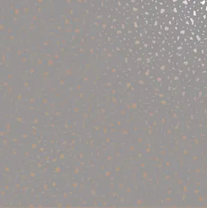 Holden Decor Terrazo Grey / Rose Gold Terrazzo Print Smooth Wallpaper