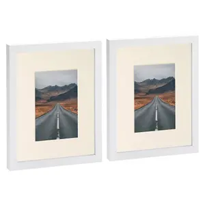 Photo Frame with 4" x 6" Mount - 8" x 10" - Ivory Mount - Pack of 2