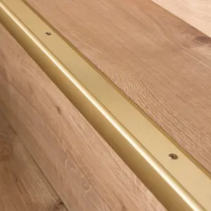 Anodised aluminium anti non slip stair edge nosing trim 900mm x 35mm x 35mm A41 gold