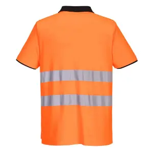 Portwest PW2 Hi-Vis Polo Shirt Short Sleeve